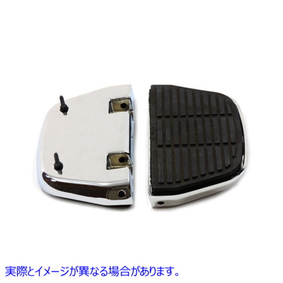 27-0815 パッセンジャーフットボードセット クローム Passenger Footboard Set Chrome 取寄せ Vツイン (検索用／