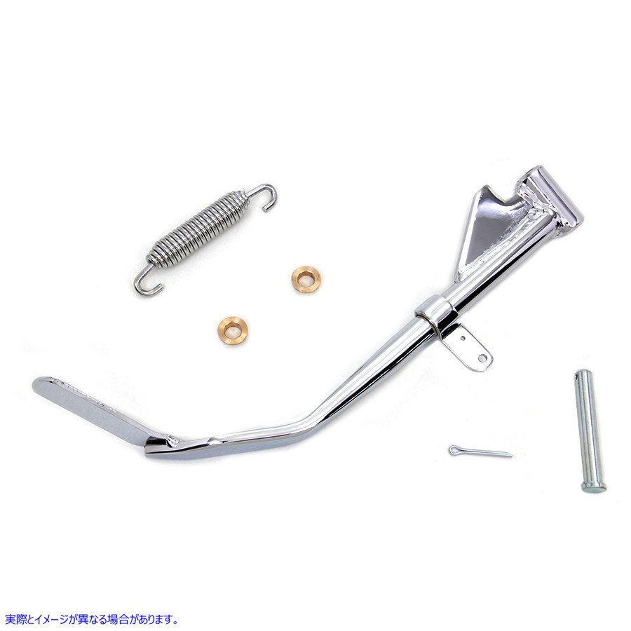 27-0828 クロームキックスタンドキット 取寄せ Vツイン Chrome Kickstand Kit (検索用／