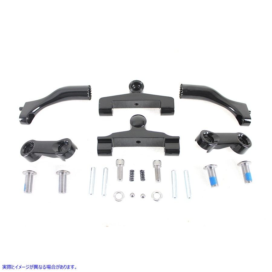 27-0831 調節可能なパッセンジャーフットボードマウントセット Adjustable Passenger Footboard Mount Set 取寄せ Vツイン (検索