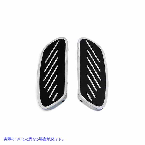 27-0834 レールデザインの乗客用フットボードセット Passenger Footboard Set with Rail Design 取寄せ Vツイン (検索用／