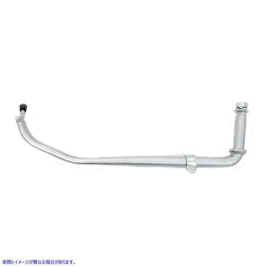 27-0838 Jiffy キックスタンド レッグ 亜鉛 取寄せ Vツイン Jiffy Kickstand Leg Zinc (検索用／
