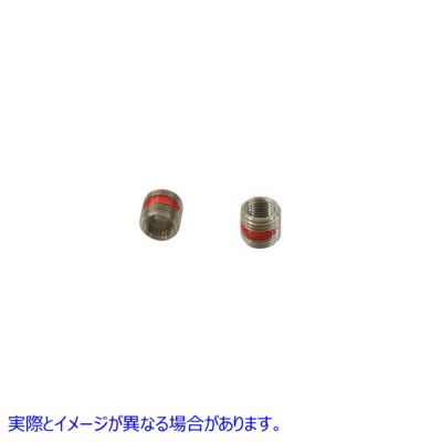 27-0856 ネジ付きフットペグアダプタースタッド Threaded Footpeg Adapter Studs 取寄せ Vツイン (検索用／