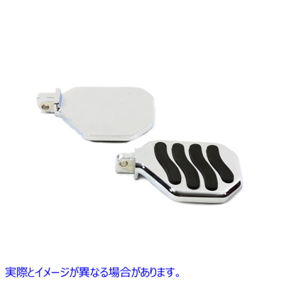 27-0881 ウェーブデザインのクロームミニペグボードセット Chrome Mini Peg-board Set with Wave Design 取寄せ Vツイン (検索用