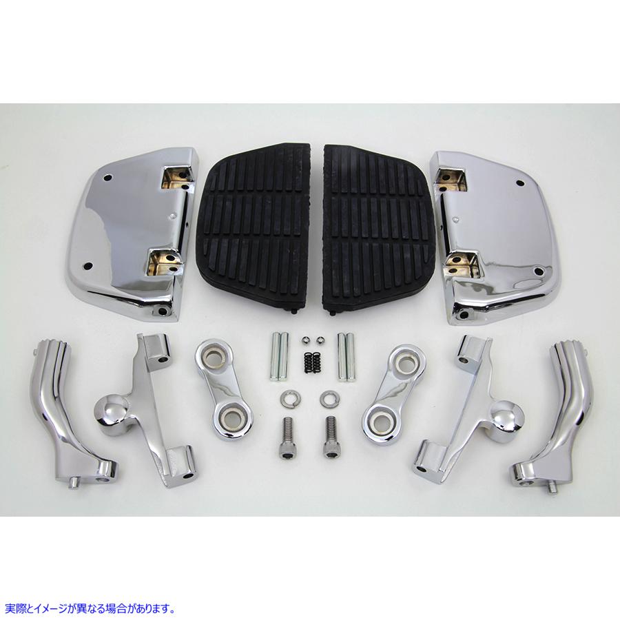 27-0886 調節可能なパッセンジャーフットボードキット Adjustable Passenger Footboard Kit 取寄せ Vツイン (検索用／