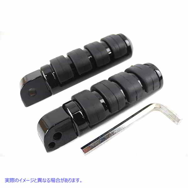 27-0888 パッセンジャー ISO ステップセット ブラック Passenger ISO Footpeg Set Black 取寄せ Vツイン (検索用／