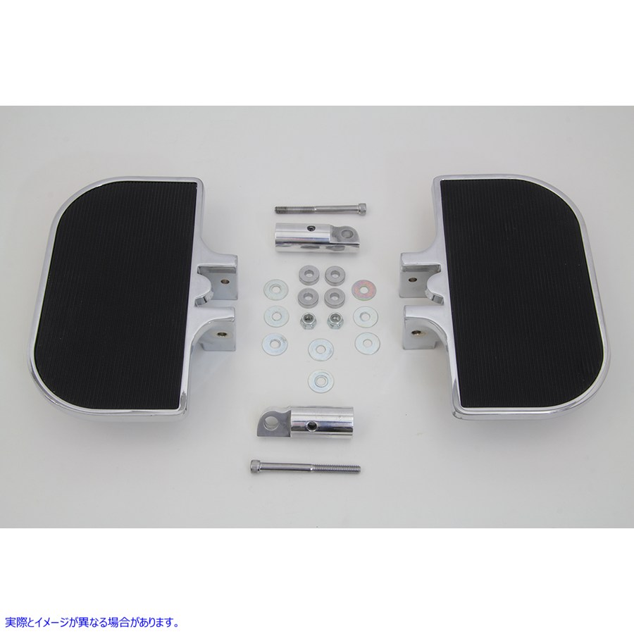 27-0917 パッセンジャーミニフットボードセット ラバースタイル Passenger Mini Footboard Set Rubber Style 取寄せ Vツイン (検