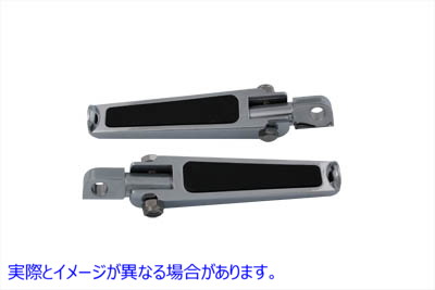 27-0982 Chrome Highway Bar Chopper Style Footpeg Set 取寄せ Vツイン (検索用／ Wyatt Gatling