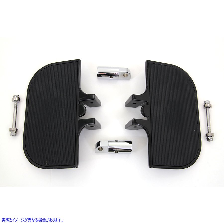 27-1012 パッセンジャー ミニ フットボード セット ブラック Passenger Mini Footboard Set Black 取寄せ Vツイン (検索用／