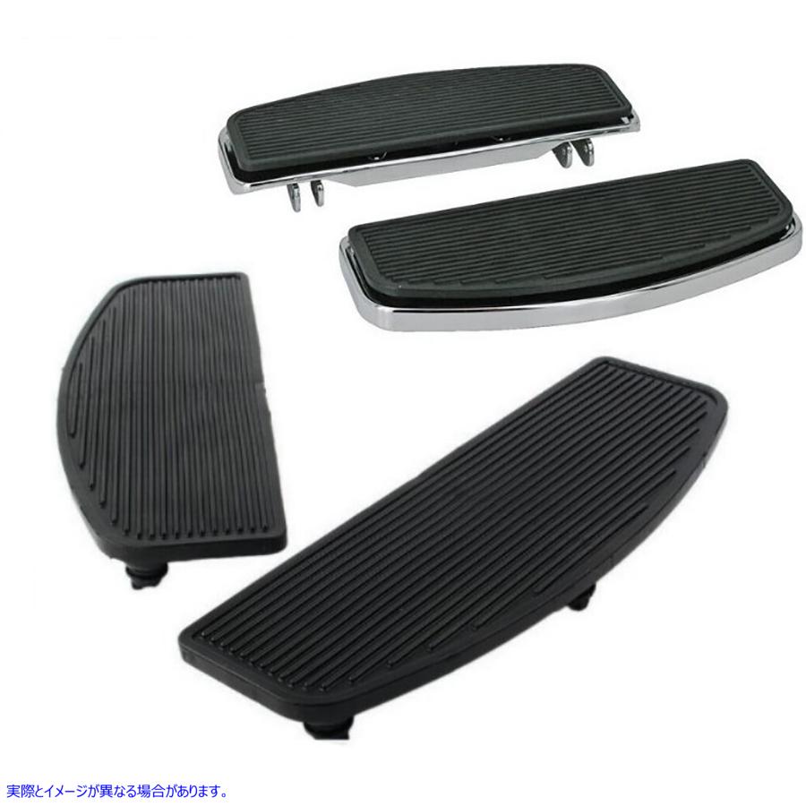 27-1101 交換用フットボードラバーインサートセット Replacement Footboard Rubber Insert Set 取寄せ Vツイン (検索用／50621-0