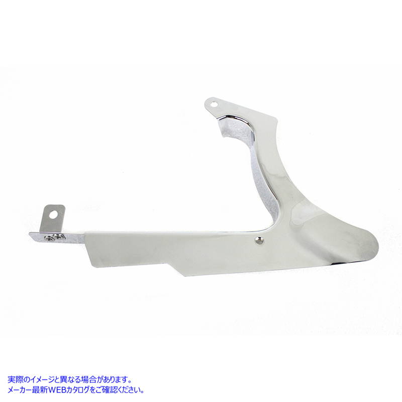 27-1115 クロームリアベルトガードロア Chrome Rear Belt Guard Lower 取寄せ Vツイン (検索用／60655-07