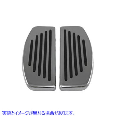 27-1203 レールデザインのドライバーフットボードセット 取寄せ Vツイン Driver Footboard Set with Rail Design (検索用／