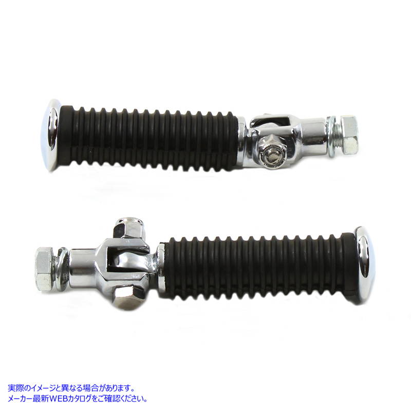 27-1228 ラバースタイルの助手席ステップセット Rubber Style Passenger Footpeg Set 取寄せ Vツイン (検索用／50907-69A