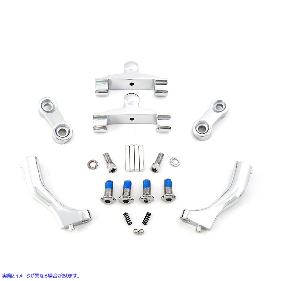 27-1522 調節可能なパッセンジャーフットボードマウントセット Adjustable Passenger Footboard Mount Set 取寄せ Vツイン (検索