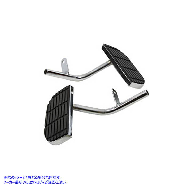 27-1532 乗客のフットボードセットクロム Passenger Footboard Set Chrome 取寄せ Vツイン (検索用／ Wyatt Gatling