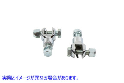 27-1534 ステップヨークセット クローム Footpeg Yoke Set Chrome 取寄せ Vツイン (検索用／