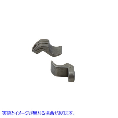 27-1560 鍛造フットボードタブセット 取寄せ Vツイン Forged Footboard Tab Set (検索用／