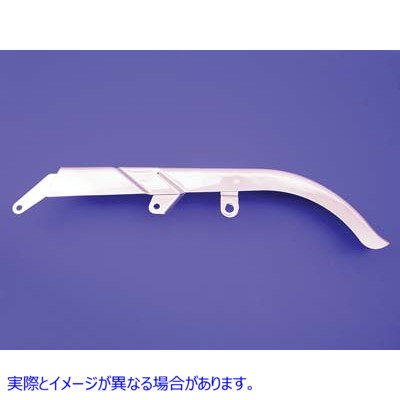 27-1571 クロームリアベルトガードアッパー Chrome Rear Belt Guard Upper 取寄せ Vツイン (検索用／60537-89