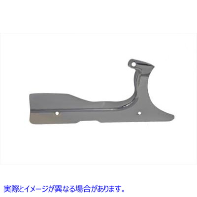 27-1576 クロームリアベルトガードロア Chrome Rear Belt Guard Lower 取寄せ Vツイン (検索用／60366-89 60362-86A