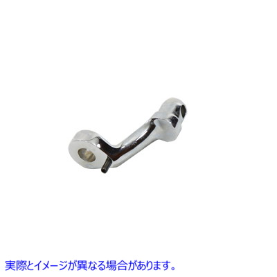 27-1577 ドライバーステップブラケット右クローム 取寄せ Vツイン Driver Footpeg Bracket Right Chrome (検索用／50949-75