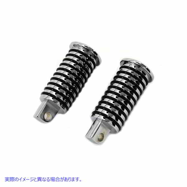 27-1585 Oリングスタイルステップセットクローム O-Ring Style Footpeg Set Chrome 取寄せ Vツイン (検索用／50913-89T