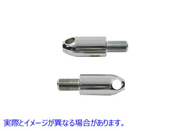 27-1605 フットペグマウントスタッドクローム Footpeg Mount Stud Chrome 取寄せ Vツイン (検索用／52683-74