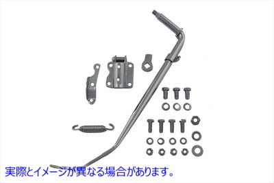 27-1617 Jiffy キックスタンド アセンブリ クローム 取寄せ Vツイン Jiffy Kickstand Assembly Chrome (検索用／