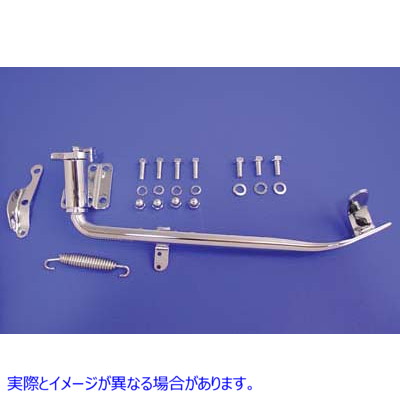 27-1620 Jiffy キックスタンド アセンブリ クローム Jiffy Kickstand Assembly Chrome 取寄せ Vツイン (検索用／50018-85 50087-