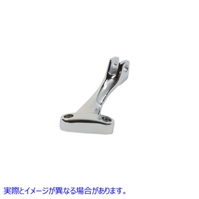 27-1638 フットペグサポート左側クローム 取寄せ Vツイン Footpeg Support Left Side Chrome (検索用／50951-90