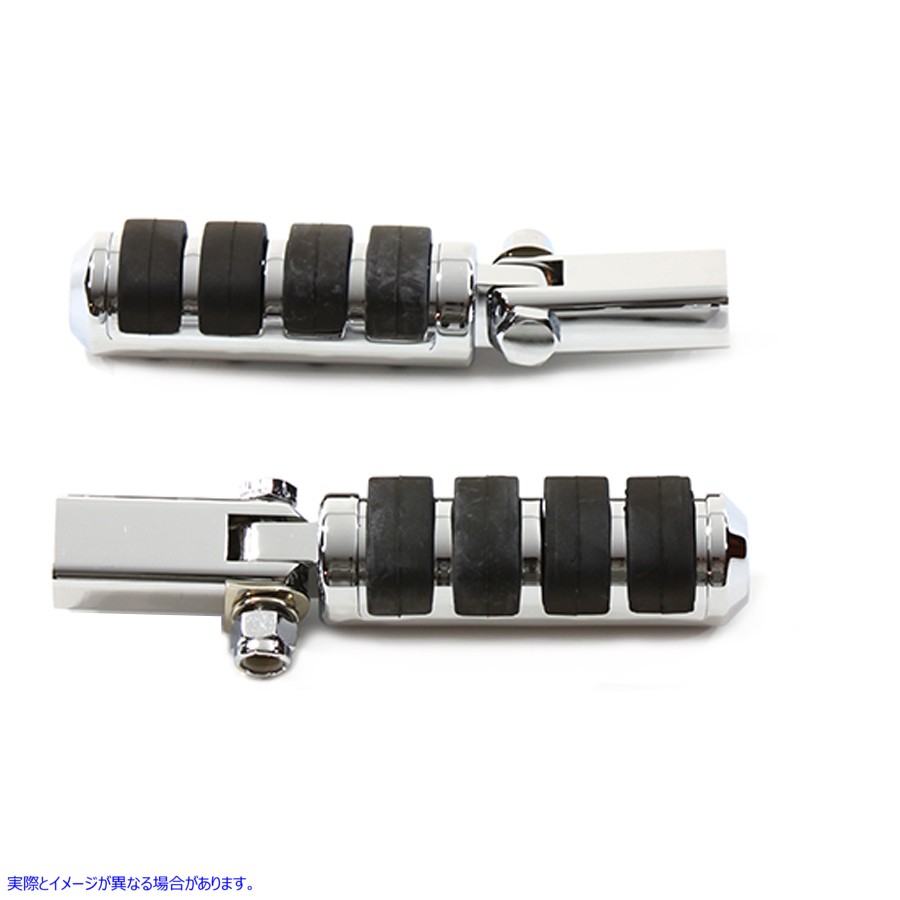 27-1687 助手席ステップセット ソフトパウ クローム Passenger Footpeg Set Soft Paw Chrome 取寄せ Vツイン (検索用／