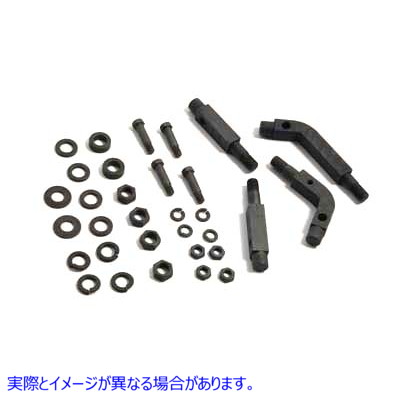 27-1722 レプリカフットボードマウントキットパーカーライズド Replica Footboard Mount Kit Parkerized 取寄せ Vツイン (検索用