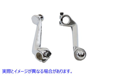 27-1735 フットペグ サポート セット ドライバー Chrome 取寄せ Vツイン Footpeg Support Set Driver Chrome (検索用／50948-71