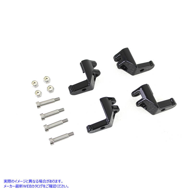 27-1780 ドライバーフットボードリロケーターキット ブラック Driver Footboard Relocator Kit Black 取寄せ Vツイン (検索用／