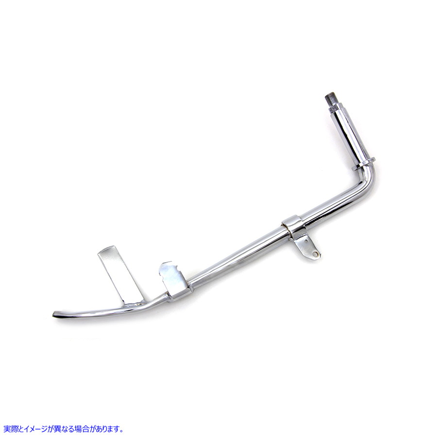 27-1817 Jiffy キックスタンド レッグ クローム 1 インチ低め Jiffy Kickstand Leg Chrome 1 inch Lower 取寄せ Vツイン (検索用