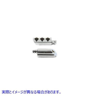 27-3549 ダイヤモンド スタイル アジャスタブル フットペグ セット クローム Diamond Style Adjustable Footpeg Set Chrome 取寄