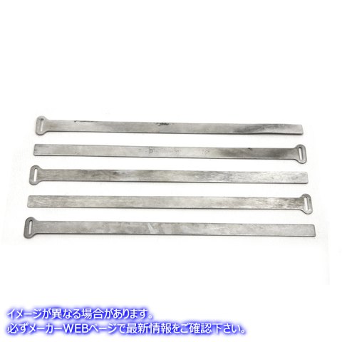 2753-5 カドミウム供給油ラインストラップ 取寄せ Vツイン Cadmium Feed Oil Line Straps (検索用／ Colony