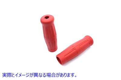 28-0160 ブライトレッドグリップセット 1909 スタイル Bright Red Grip Set 1909 Style 取寄せ Vツイン (検索用／