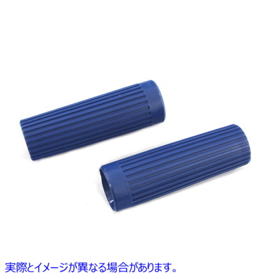 28-0185 ブルーグリップセット オリジナルリブスタイル 取寄せ Vツイン Blue Grip Set Original Rib Style (検索用／56202-62A