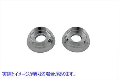 28-0441 1 インチ ライザー スリーブ クローム 1 inch Riser Sleeves Chrome 取寄せ Vツイン (検索用／