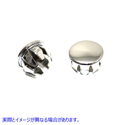 28-0618 交換用クロムホールプラグ Replacement Chrome Hole Plugs 取寄せ Vツイン (検索用／56238-62