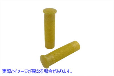 28-0798 Yellow Metal Flake Grip Set 取寄せ Vツイン (検索用／ Wyatt Gatling