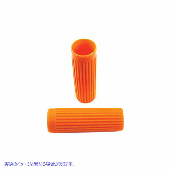 28-0834 レプリカハンドルグリップセット オレンジ 取寄せ Vツイン Replica Handlebar Grip Set Orange (検索用／