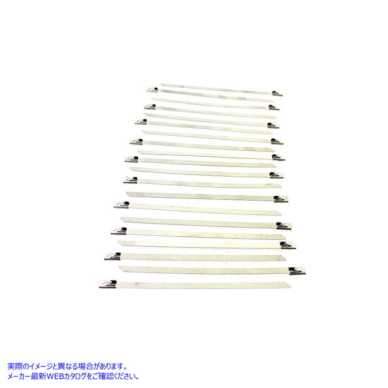 28-0877 ステンレス製ケーブルタイ Stainless Steel Cable Ties 取寄せ Vツイン (検索用／