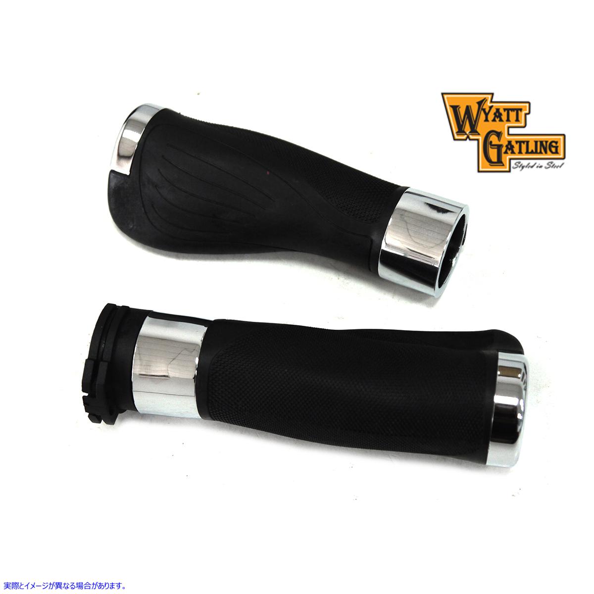 28-0934 ワイアット ガトリング ドンキー スタイル ハンドルバー グリップ セット Wyatt Gatling Donkey Style Handlebar Grip S