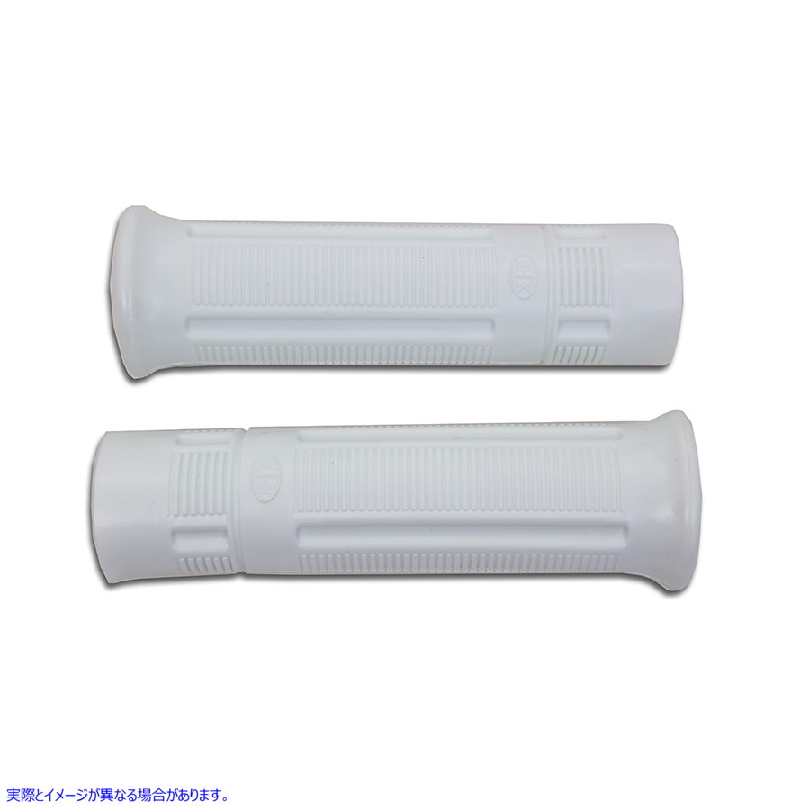 28-0961 ホワイトベック プラスチックグリップセット 取寄せ Vツイン White Beck Plastic Grip Set (検索用／