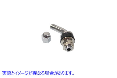 28-2136 チューブレスタイヤ用バルブステム クローム Valve Stem For Tubeless Tires Chrome 取寄せ Vツイン (検索用／