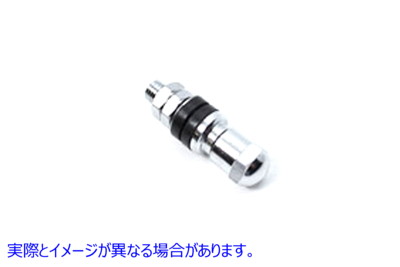 28-2139 チューブレスタイヤ用バルブステム クローム Valve Stem For Tubeless Tires Chrome 取寄せ Vツイン (検索用／