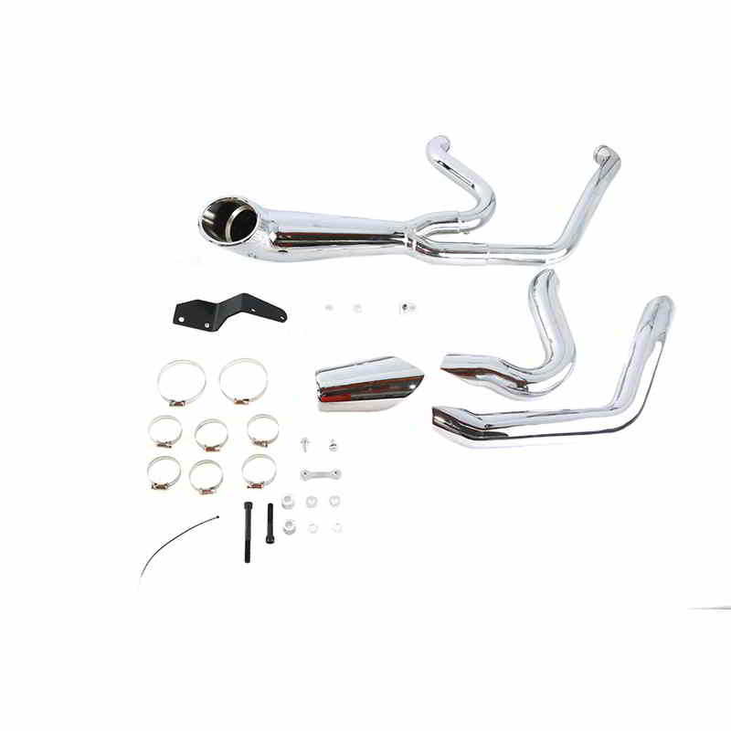 29-0058 M8 2:1 エキゾーストヘッダーセット クローム 取寄せ Vツイン M8 2:1 Exhaust Header Set Chrome (検索用／