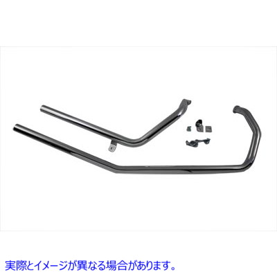 29-0084 エキゾーストドラッグパイプセット ストレートエンド Exhaust Drag Pipe Set Straight Ends 取寄せ Vツイン (検索用／ P