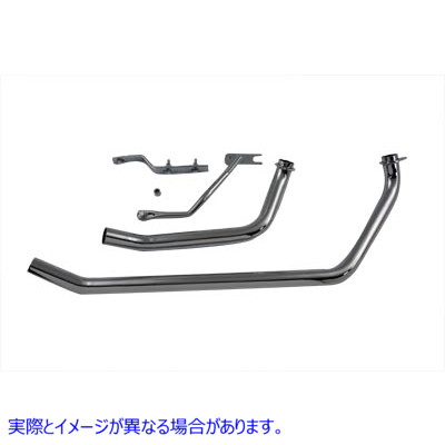 29-0085 ショベルヘッド アップスイープ エグゾースト ヘッダー セット 取寄せ Vツイン Shovelhead Upsweep Exhaust Header Set