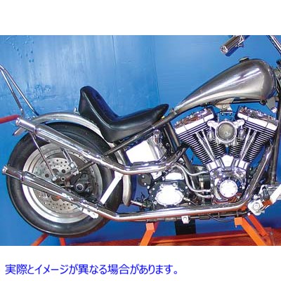 29-0086 エキゾーストヘッダーセット クローム 取寄せ Vツイン Exhaust Header Set Chrome (検索用／ Paughco 716B2